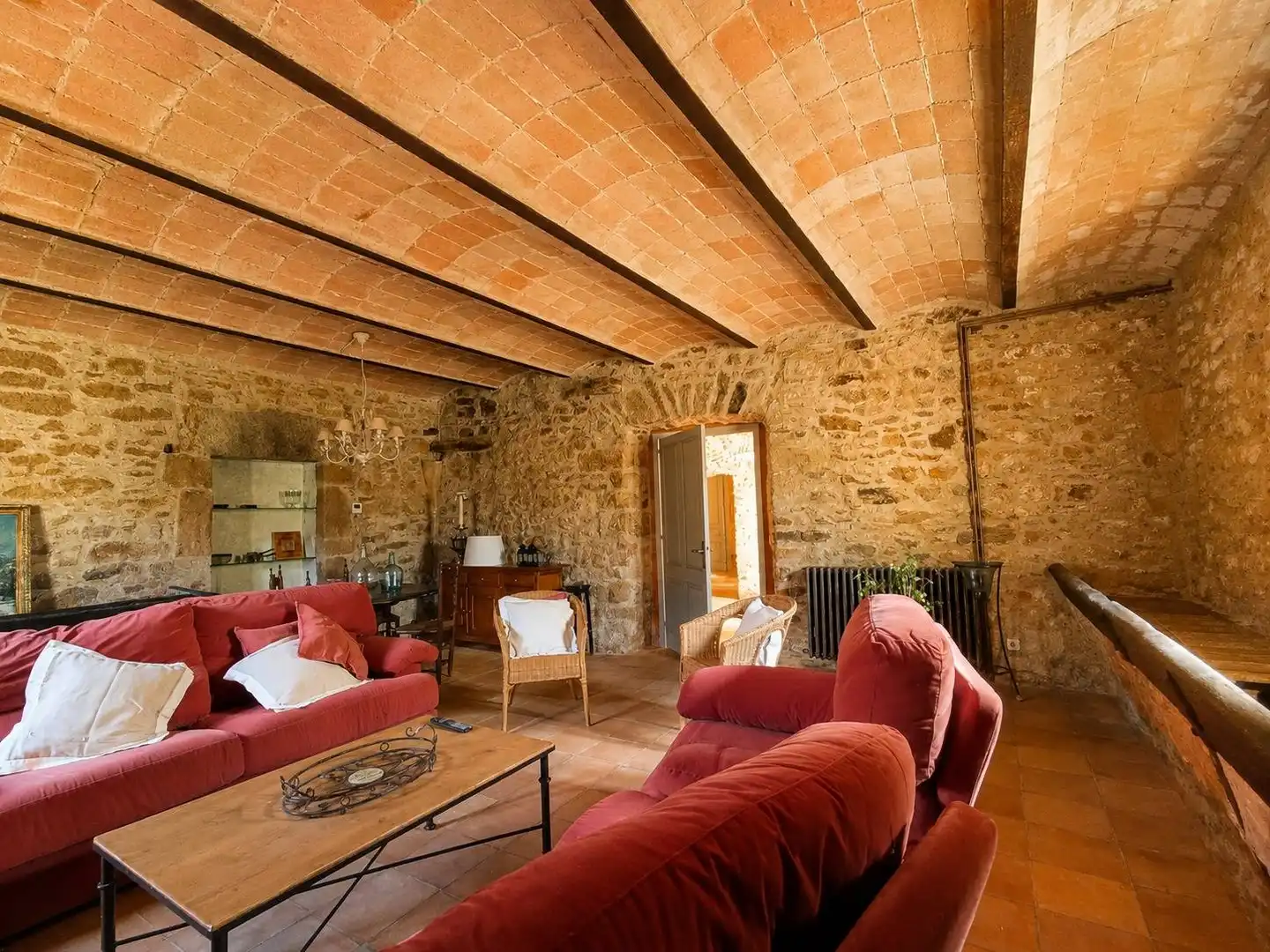 Wohnzimmer von Country house zum Verkauf in Forallac mit Heizung, Privatgarten und Terrasse