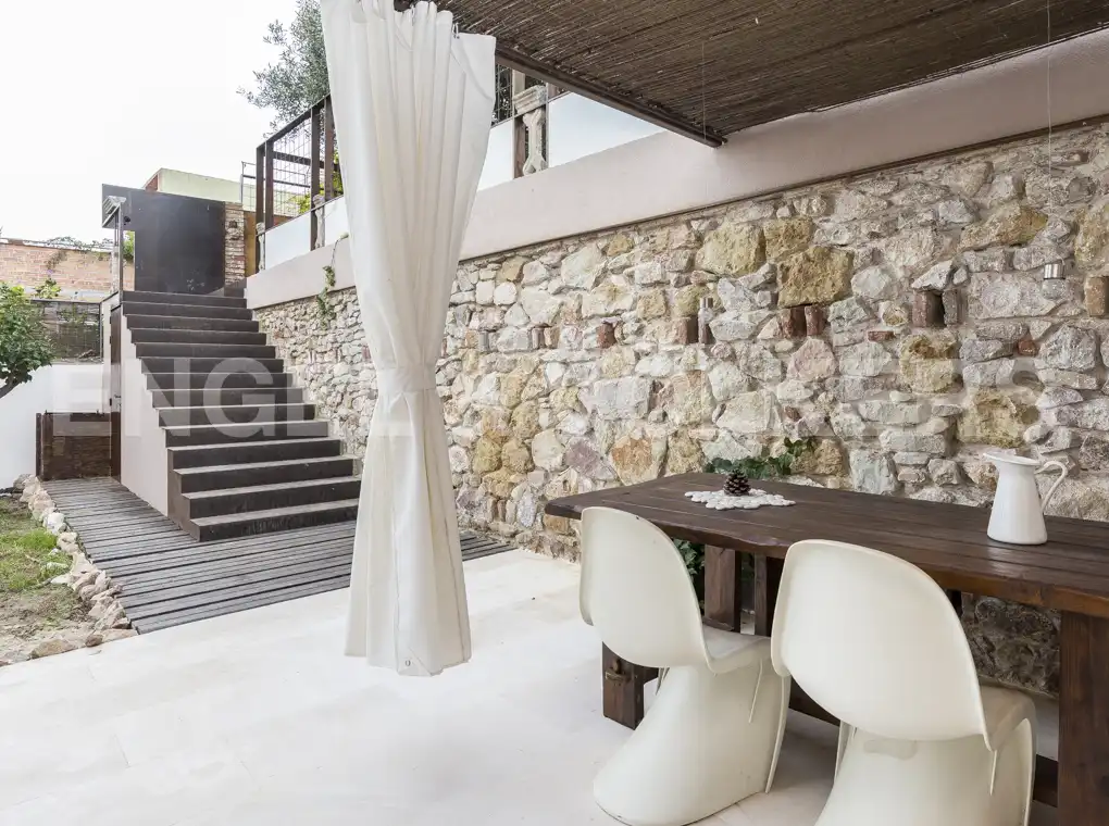 Terraza de Casa adosada de alquiler en Barcelona con Calefacción, Jardín privado y Terraza