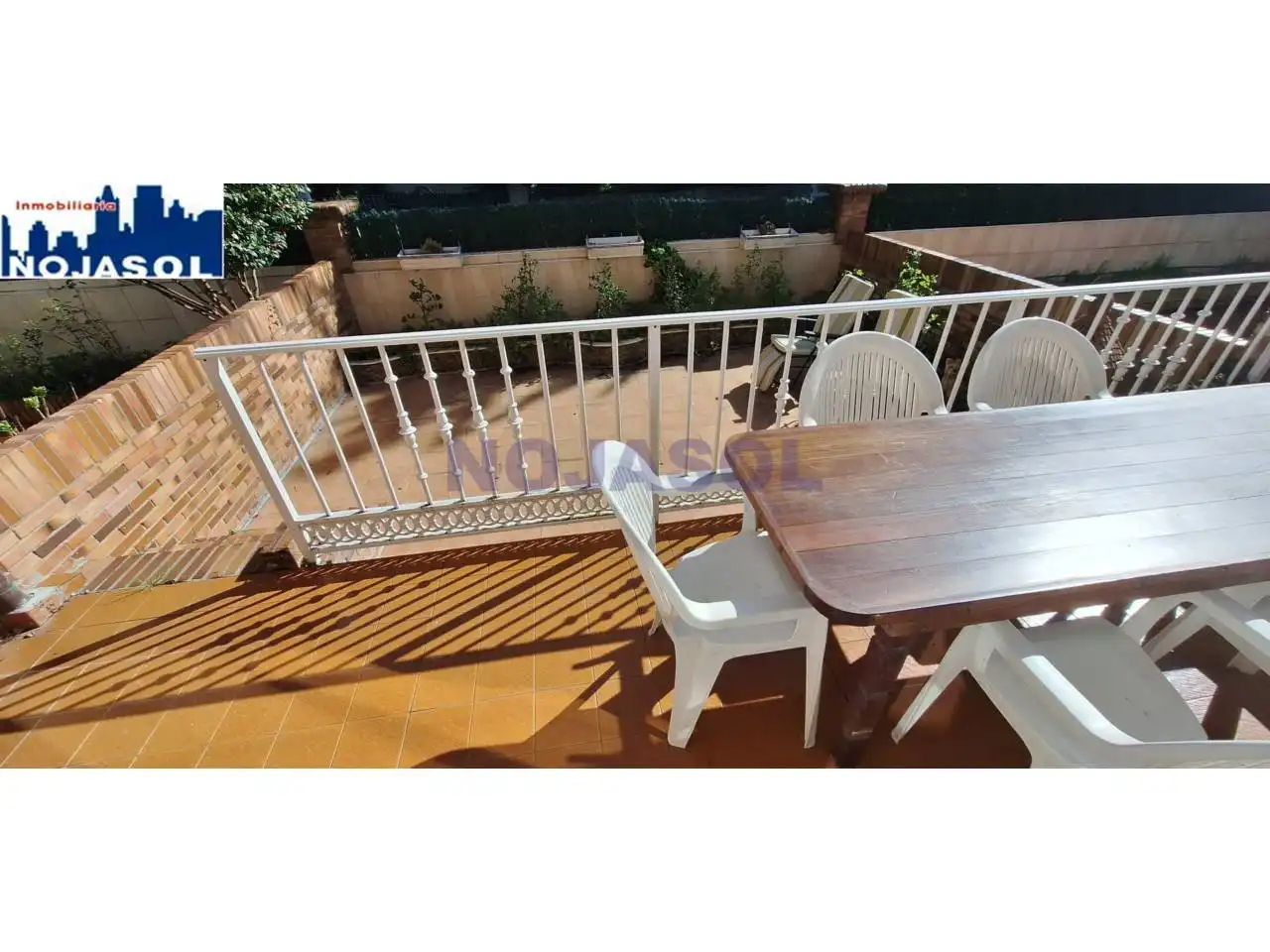 Terrassa de Apartament de lloguer en Noja amb Calefacció, Terrassa i Moblat