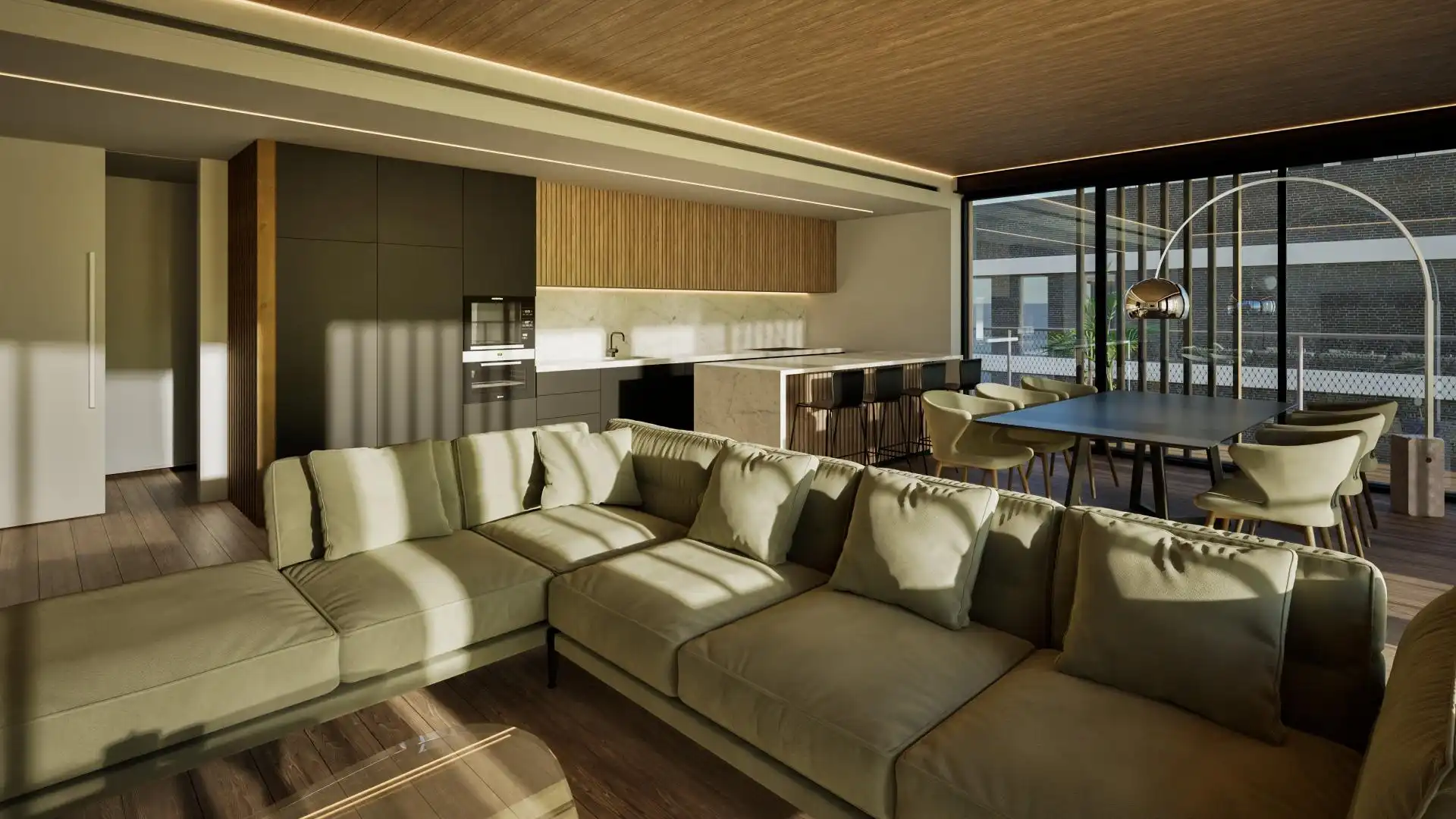 Sala de estar de Ático en venta en Mataró