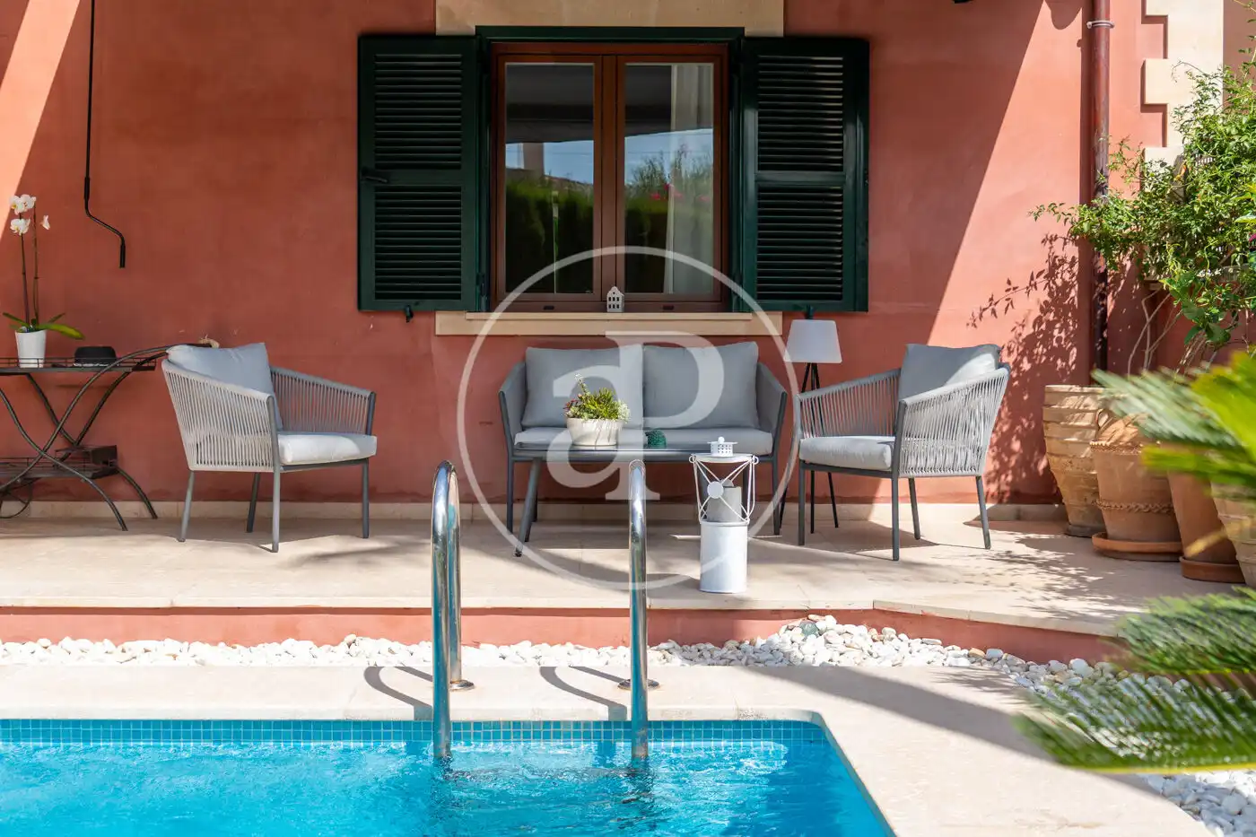 Terrace of Detached homes for sale in Calvià  with Air Conditioner, Heating and Private garden