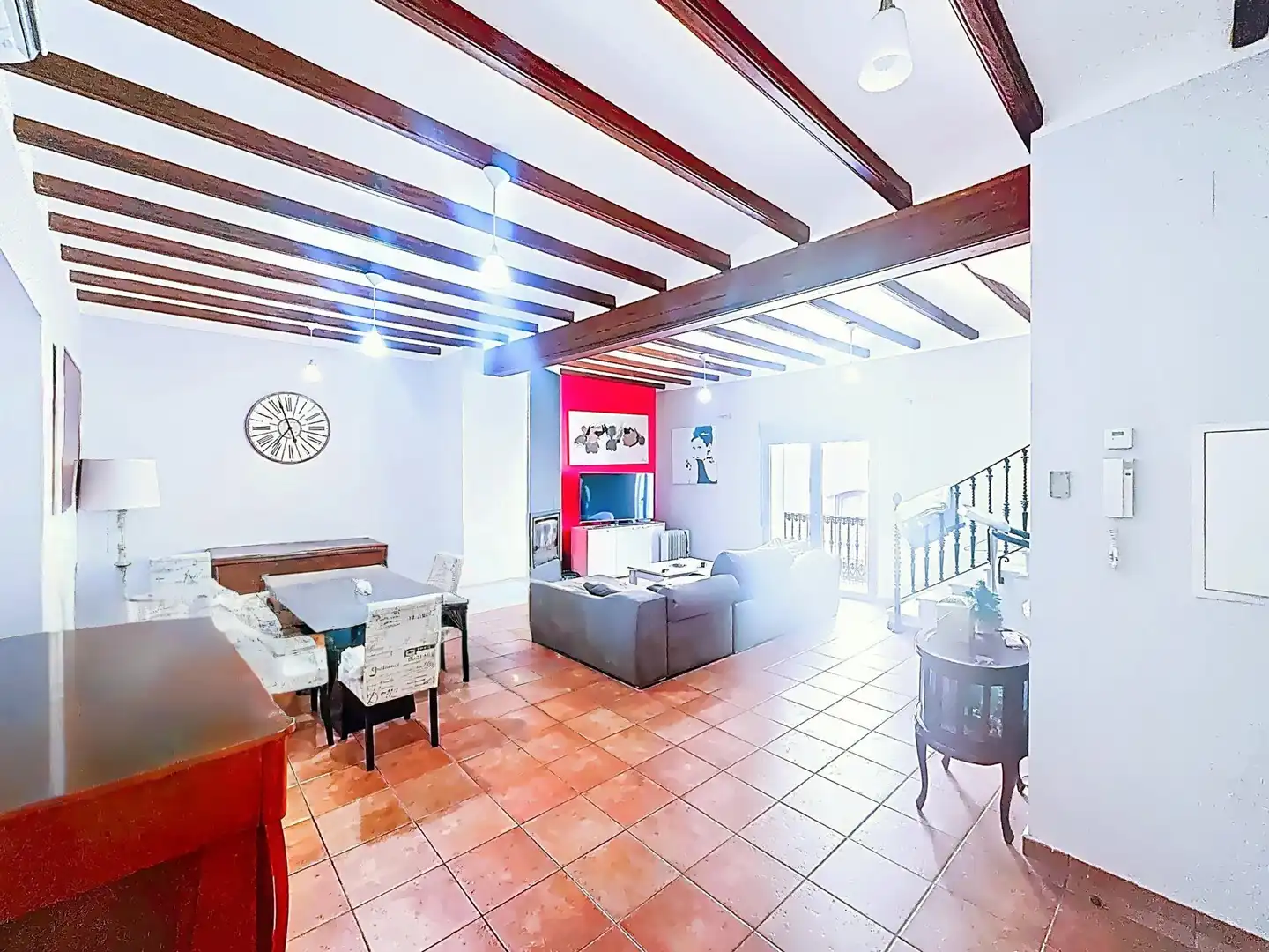 Sala d'estar de Casa o xalet en venda en Oliva amb Aire condicionat, Terrassa i Balcó