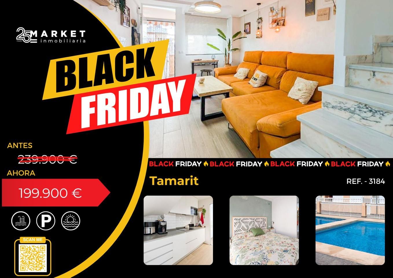 Exterior view of House or chalet for sale in Santa Pola  with Terrace, Swimming Pool and Furnished