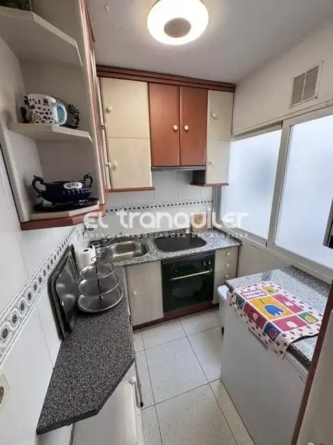 Küche von Wohnung zur Miete in Madrid mit Klimaanlage und Möbliert