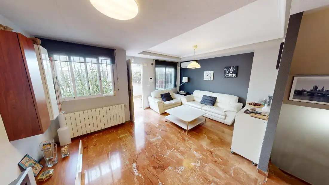 Sala d'estar de Casa o xalet en venda en Alicante / Alacant amb Aire condicionat, Calefacció i Traster