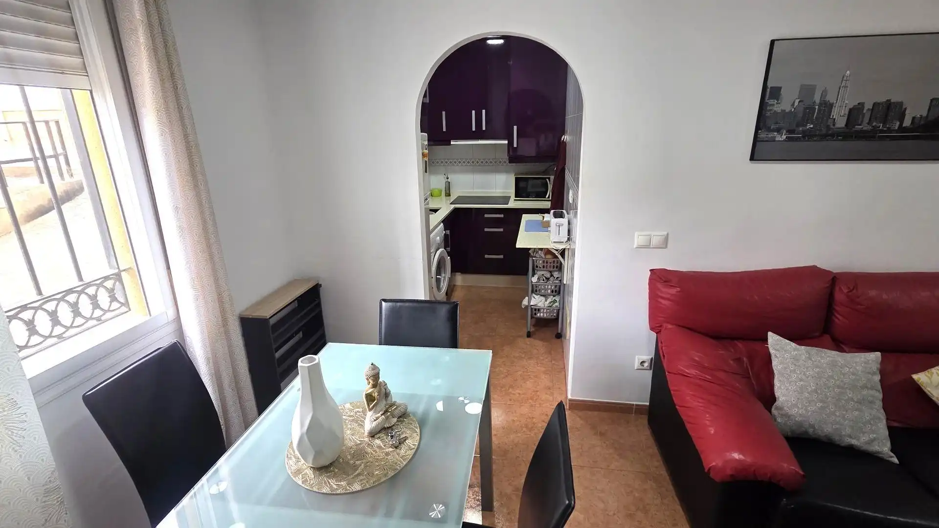 Kitchen of Apartments for sale in Garrucha  with Air Conditioner, Storage room and Furnished