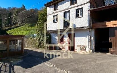 Exterior view of Single-family semi-detached for sale in Langreo  with Balcony