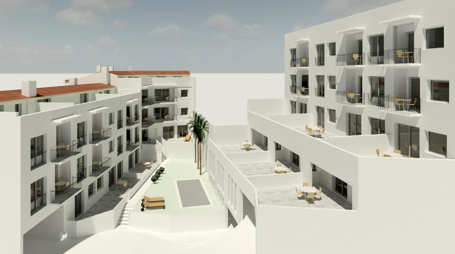 Vista exterior de Apartament en venda en Sant Feliu de Guíxols amb Calefacció, Piscina i Balcó