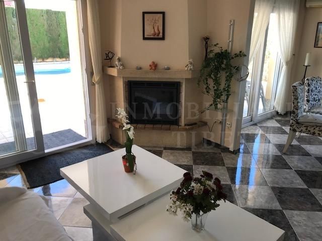 Sala d'estar de Casa o xalet en venda en La Manga del Mar Menor amb Aire condicionat, Calefacció i Jardí privat