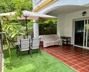 Terrace of Planta baja to rent in Marbella  with Air Conditioner, Private garden and Parquet flooring