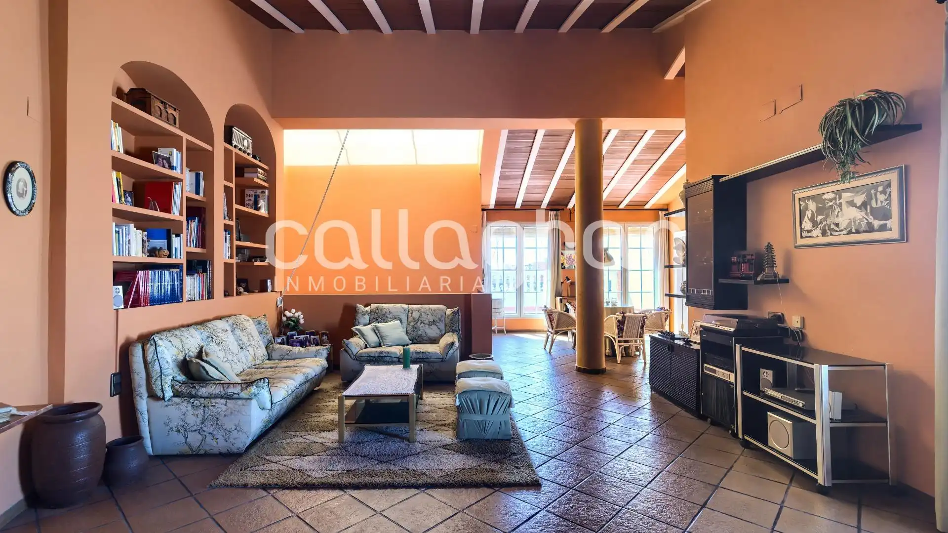 Living room of Detached homes for sale in Chilches / Xilxes  with Air Conditioner, Heating and Terrace