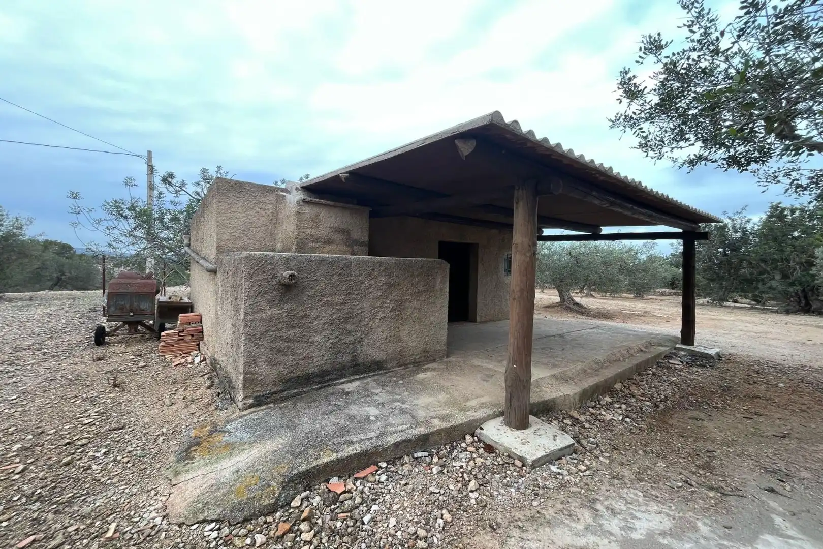 Vista exterior de Finca rústica en venta en L'Ampolla con Terraza