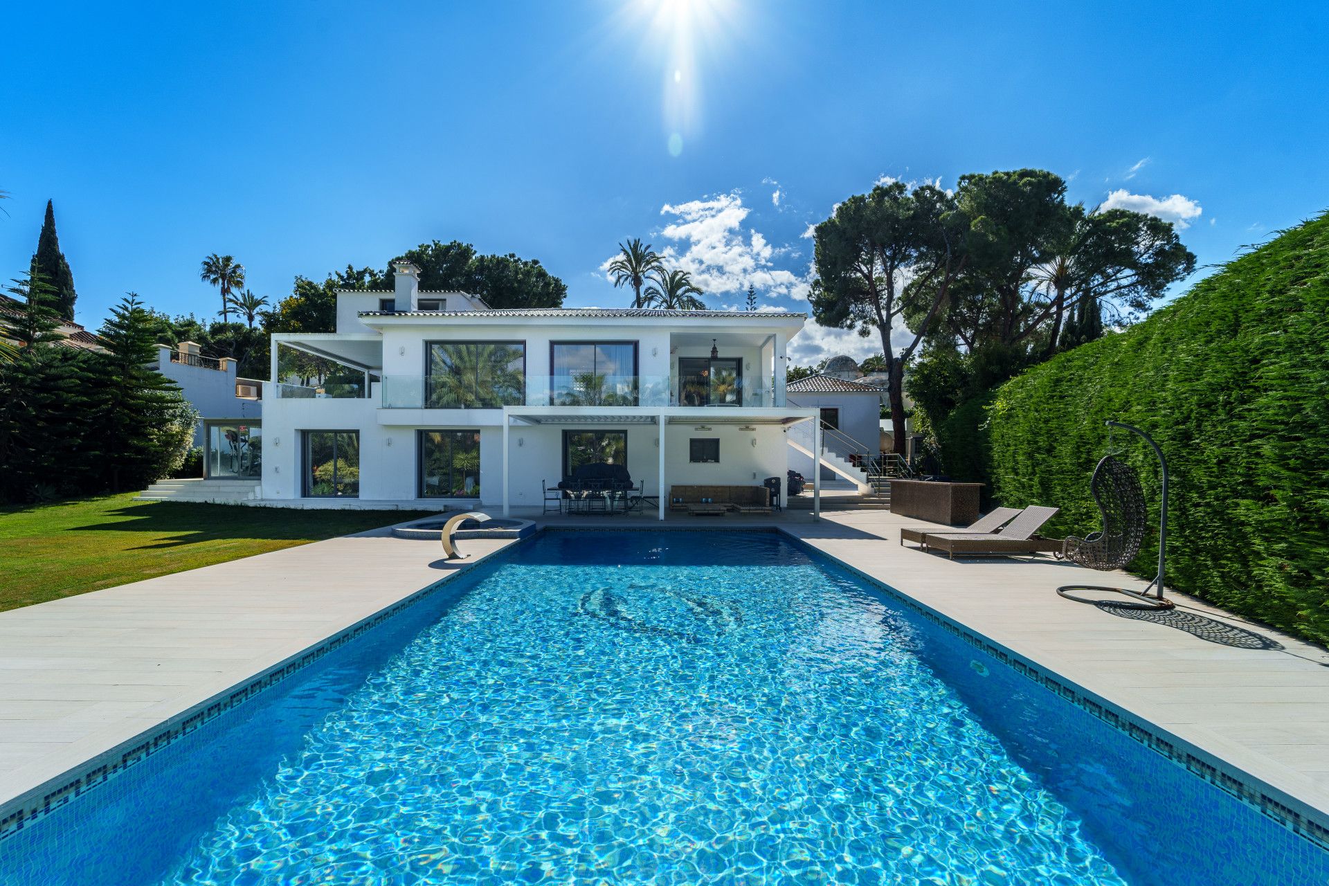 Jardín de Casa o chalet en venta en Marbella con Aire acondicionado, Calefacción y Jardín privado