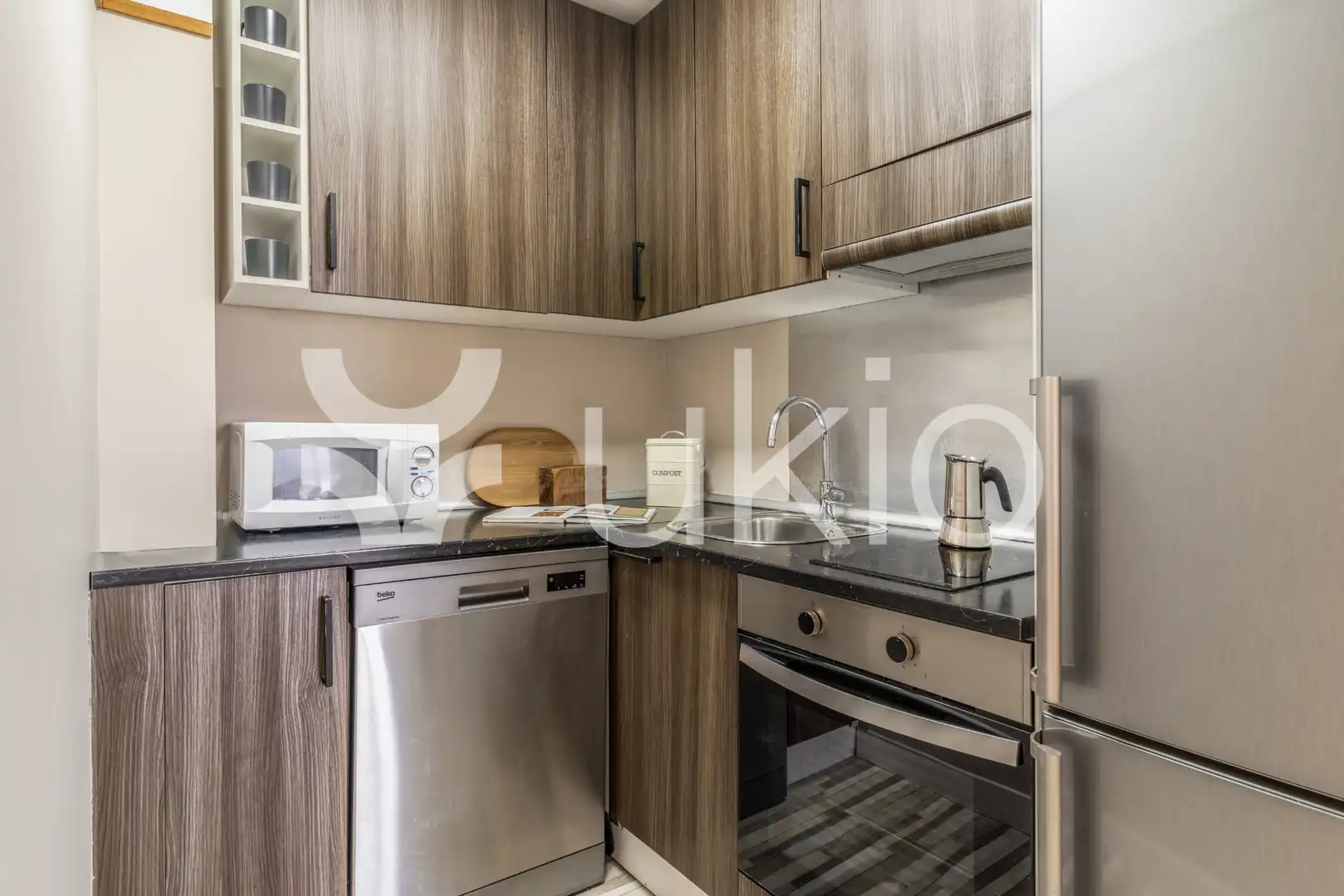 Kitchen of Apartments for rent in Madrid  with Air Conditioner, Heating and Terrace