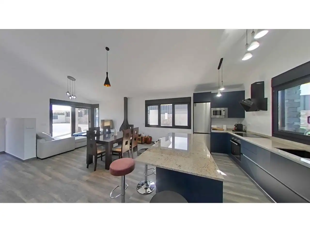 Cocina de Casa o chalet en venta en Puentes Viejas con Calefacción, Jardín privado y Terraza