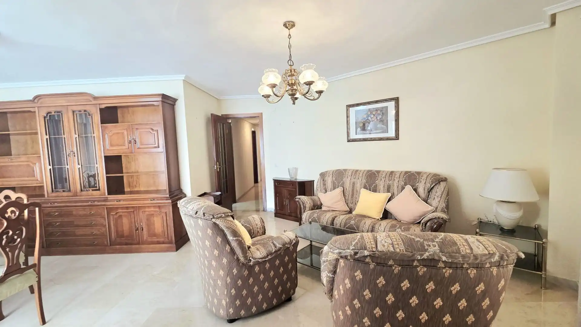 Wohnzimmer von Wohnung zum Verkauf in Benidorm mit Klimaanlage und Terrasse