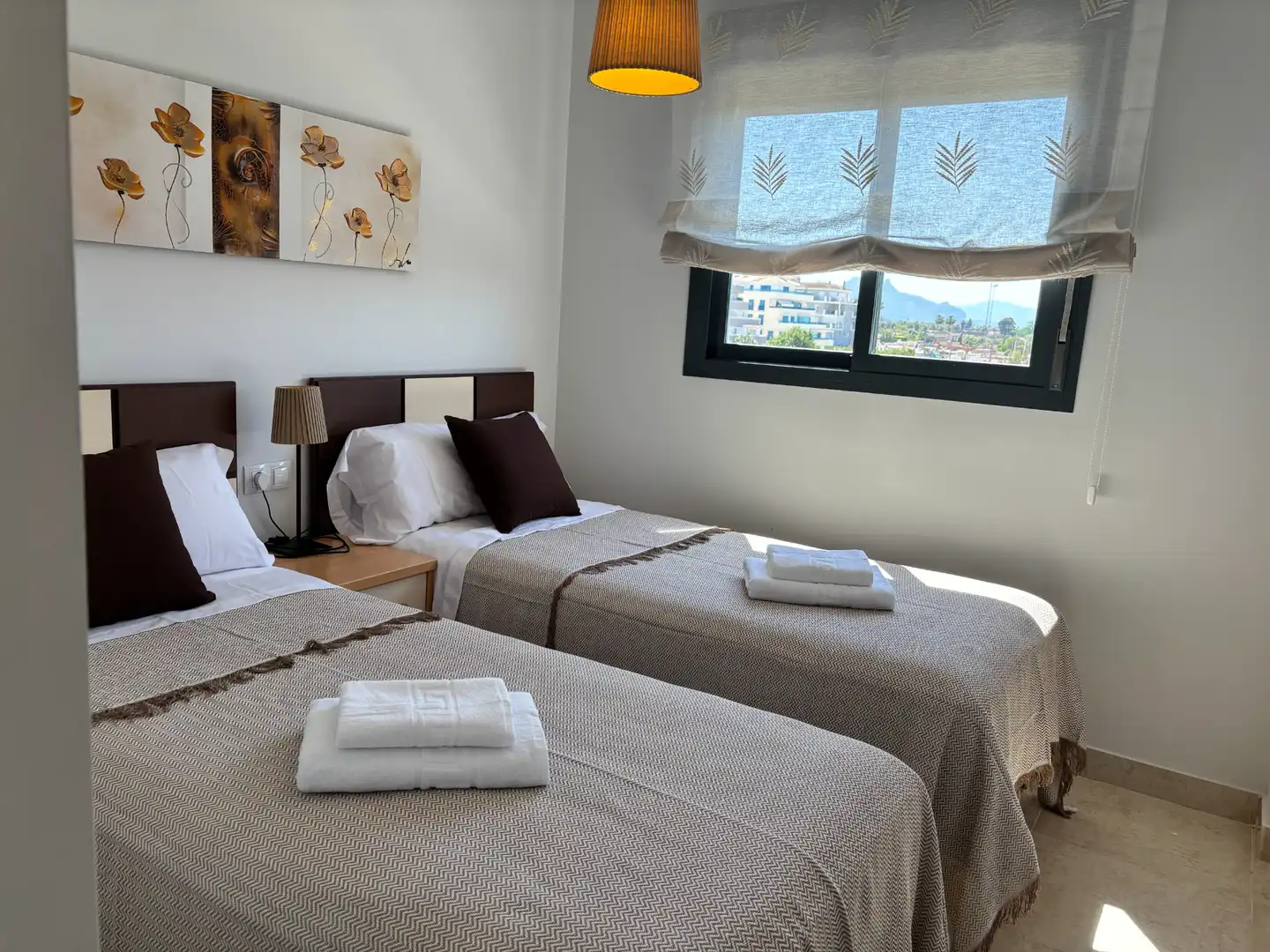Bedroom of Apartments for rent in Dénia  with Air Conditioner, Terrace and Furnished