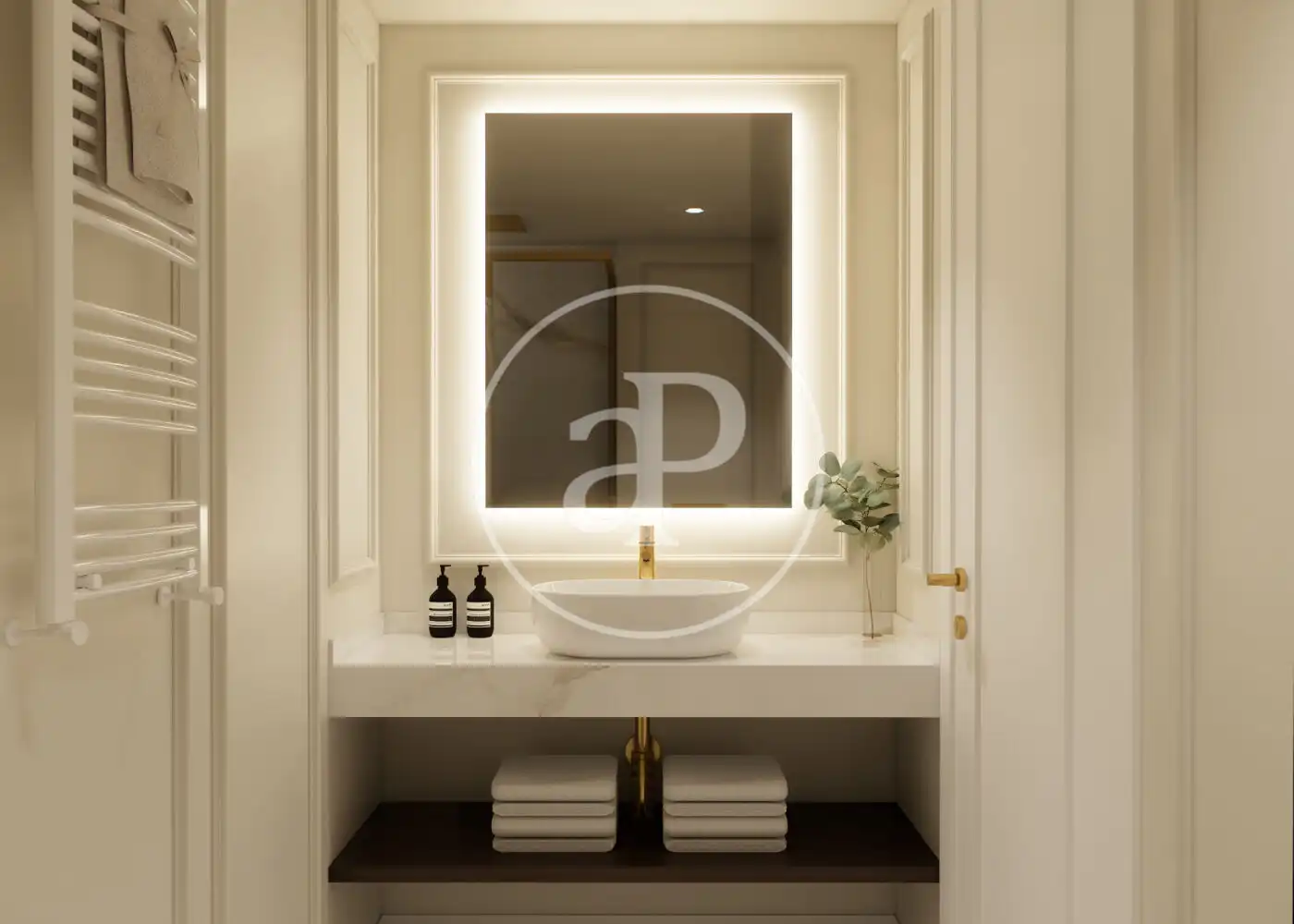 Bathroom of Flat for sale in Madrid  with Air Conditioner, Heating and Terrace