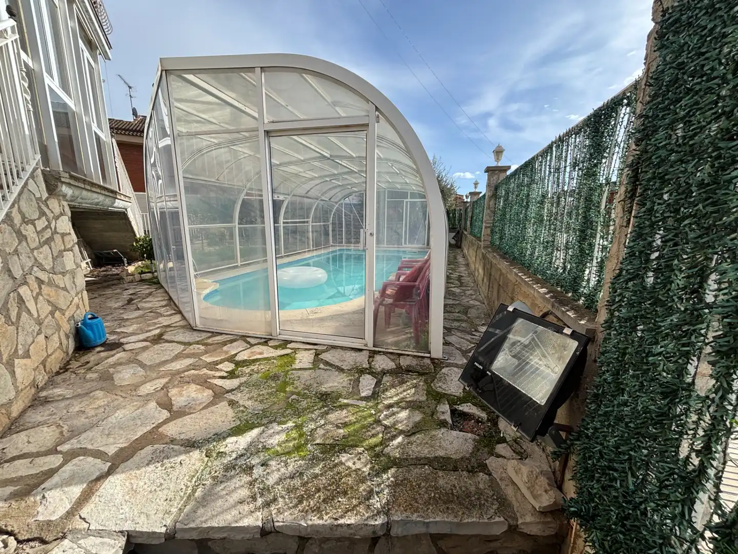 Piscina de Casa o xalet en venda en Mollerussa amb Aire condicionat, Calefacció i Jardí privat