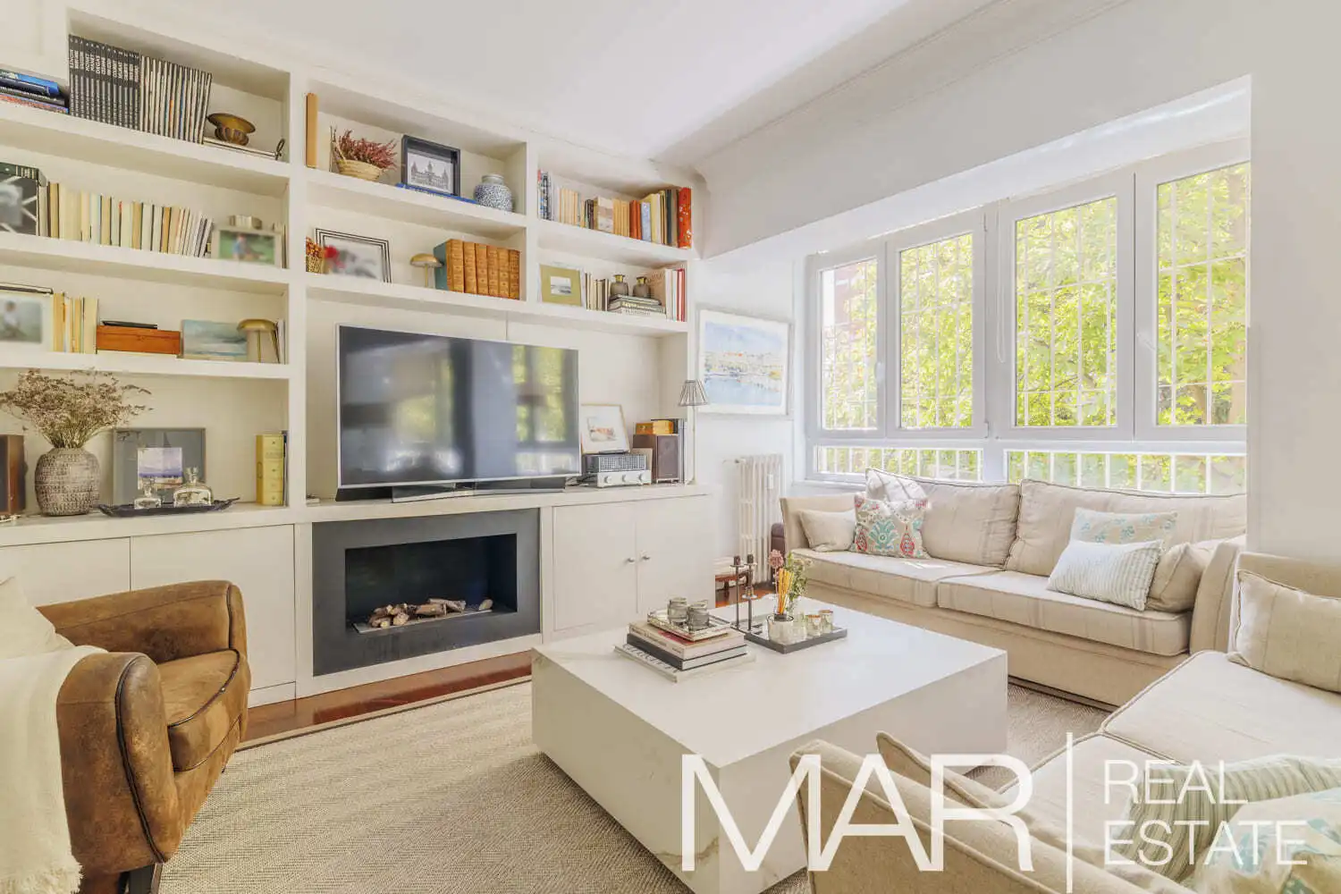 Sala de estar de Piso en venta en Madrid con Aire acondicionado, Calefacción y Trastero