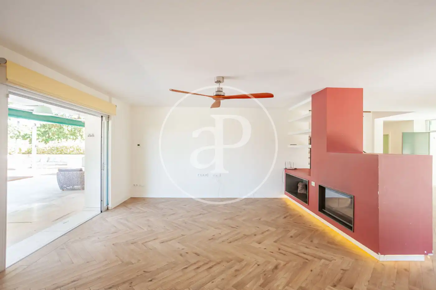 Sala de estar de Casa o chalet de alquiler en Madrid con Aire acondicionado, Calefacción y Jardín privado