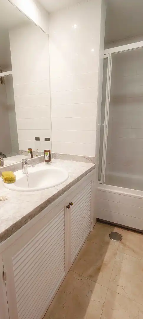 Bathroom of Flat for rent in Sevilla  with Air Conditioner, Storage room and Oven