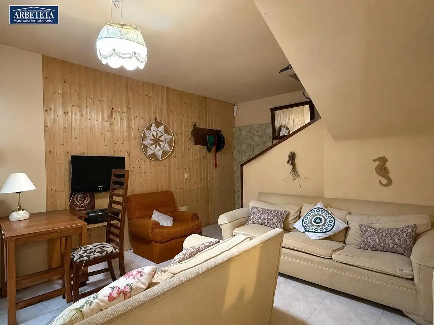 Sala de estar de Casa adosada en venta en Trijueque con Calefacción, Jardín privado y Trastero