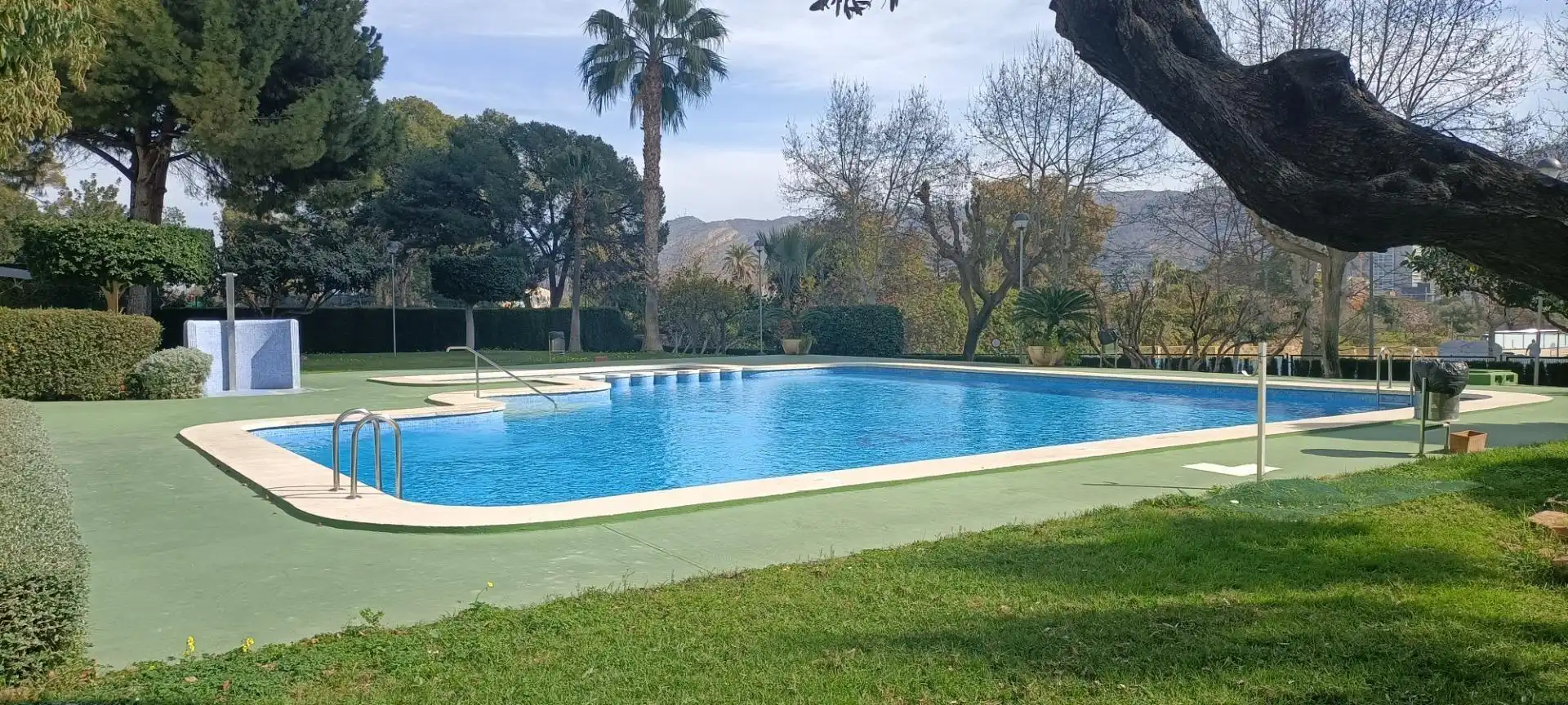 Swimming pool of Ground floor for sale in Benidorm  with Air Conditioner, Furnished and Oven
