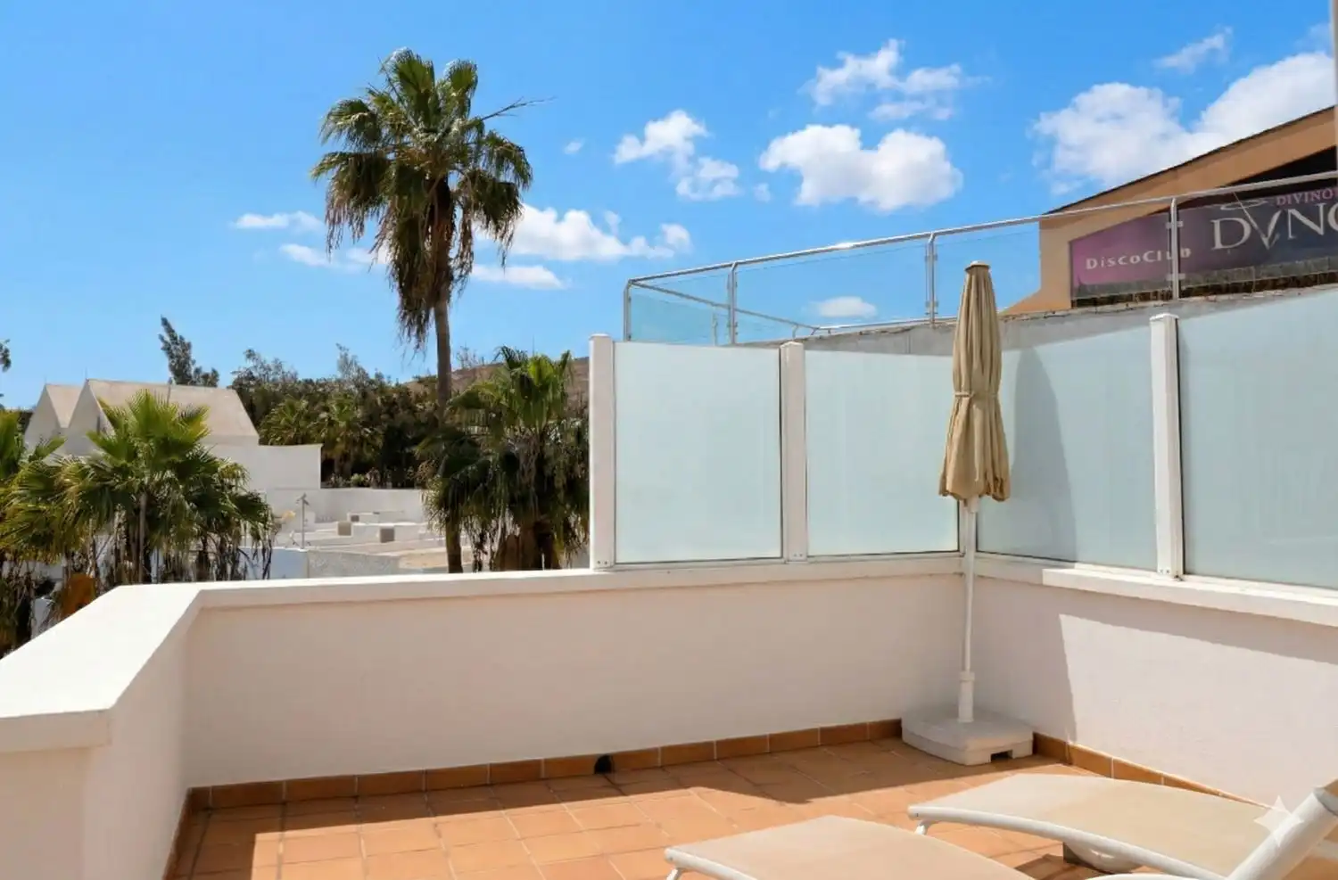 Terrasse von Wohnung zum Verkauf in Pájara mit Privatgarten, Terrasse und Gemeinschaftspool