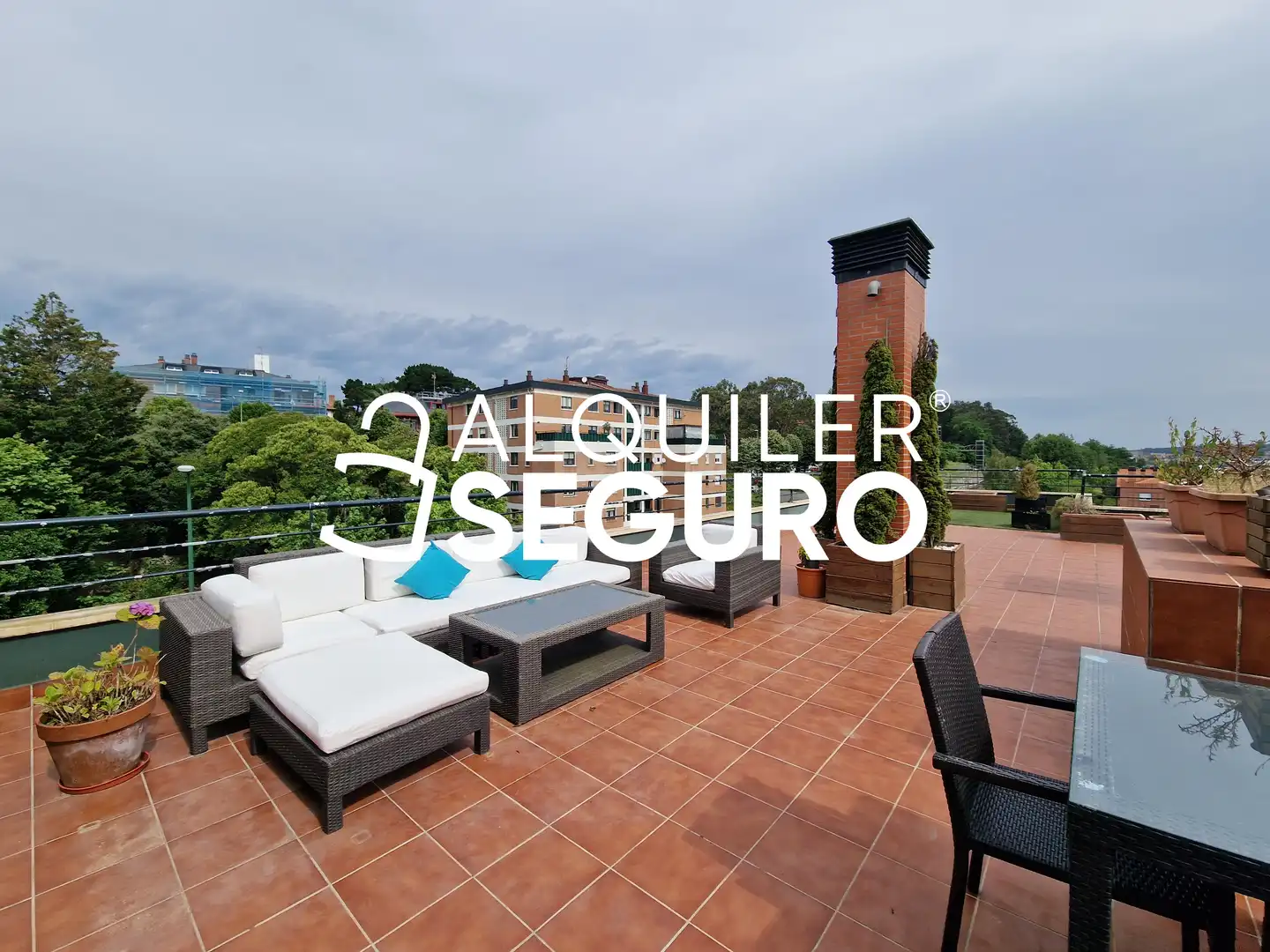 Terraza de Piso de alquiler en Getxo  con Calefacción, Terraza y Trastero