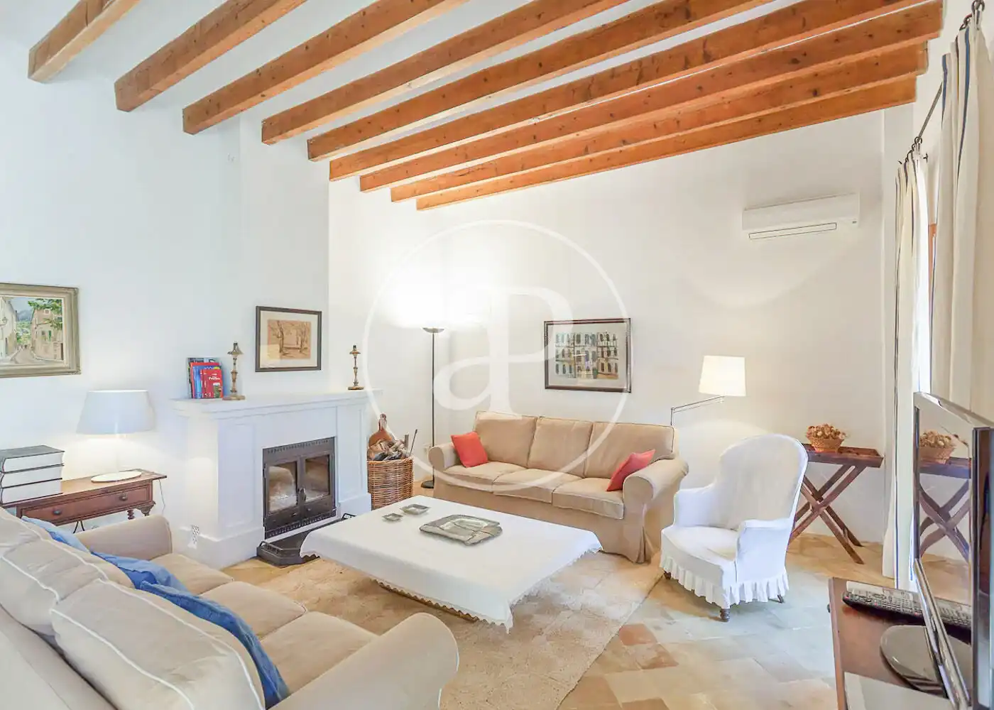 Sala de estar de Casa o chalet de alquiler en Sóller con Calefacción y Amueblado