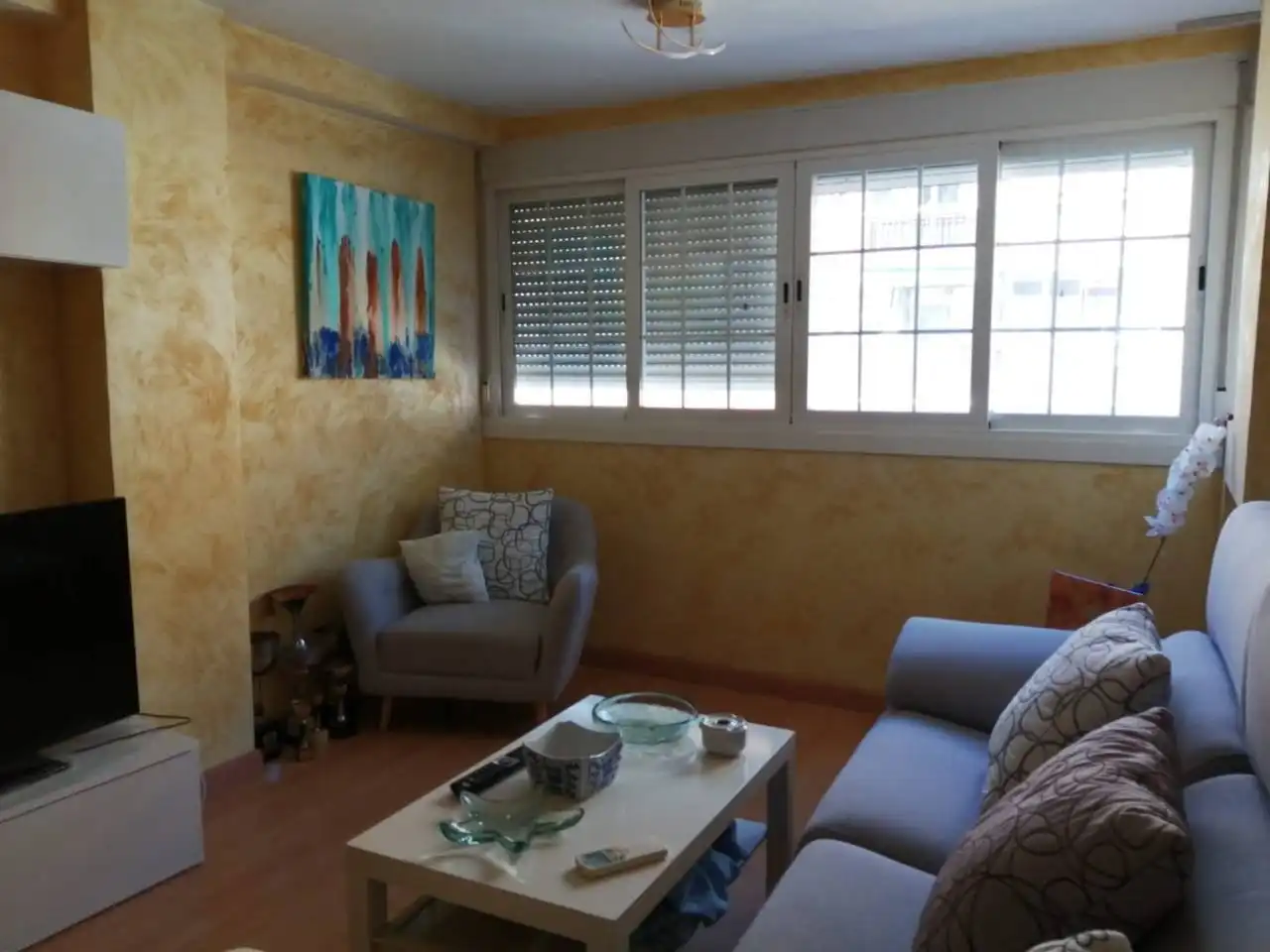 Sala de estar de Piso en venta en Móstoles con Aire acondicionado, Calefacción y Trastero