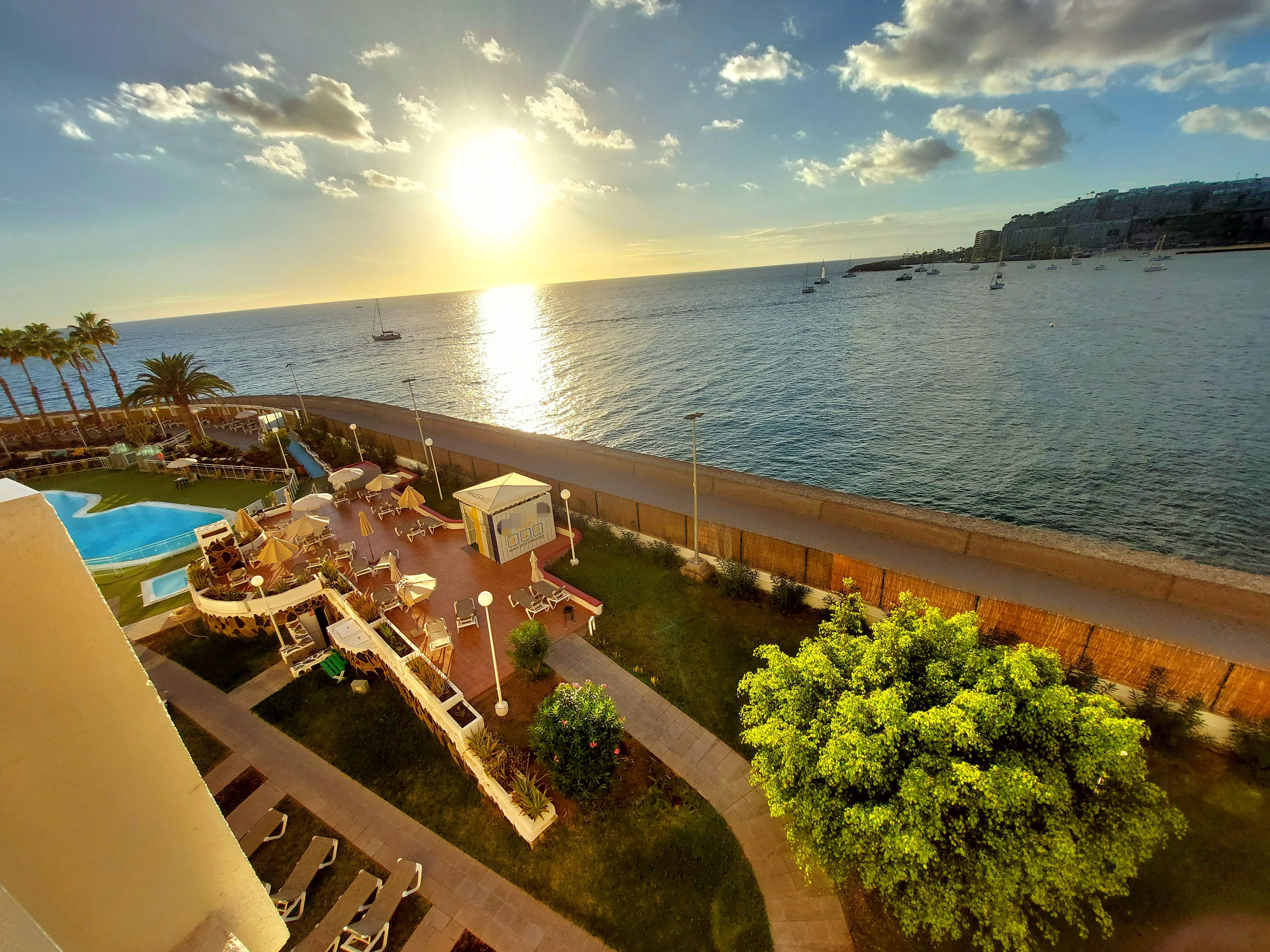 Terrace of Apartment to rent in Mogán  with Furnished, Washing machine and Microwave