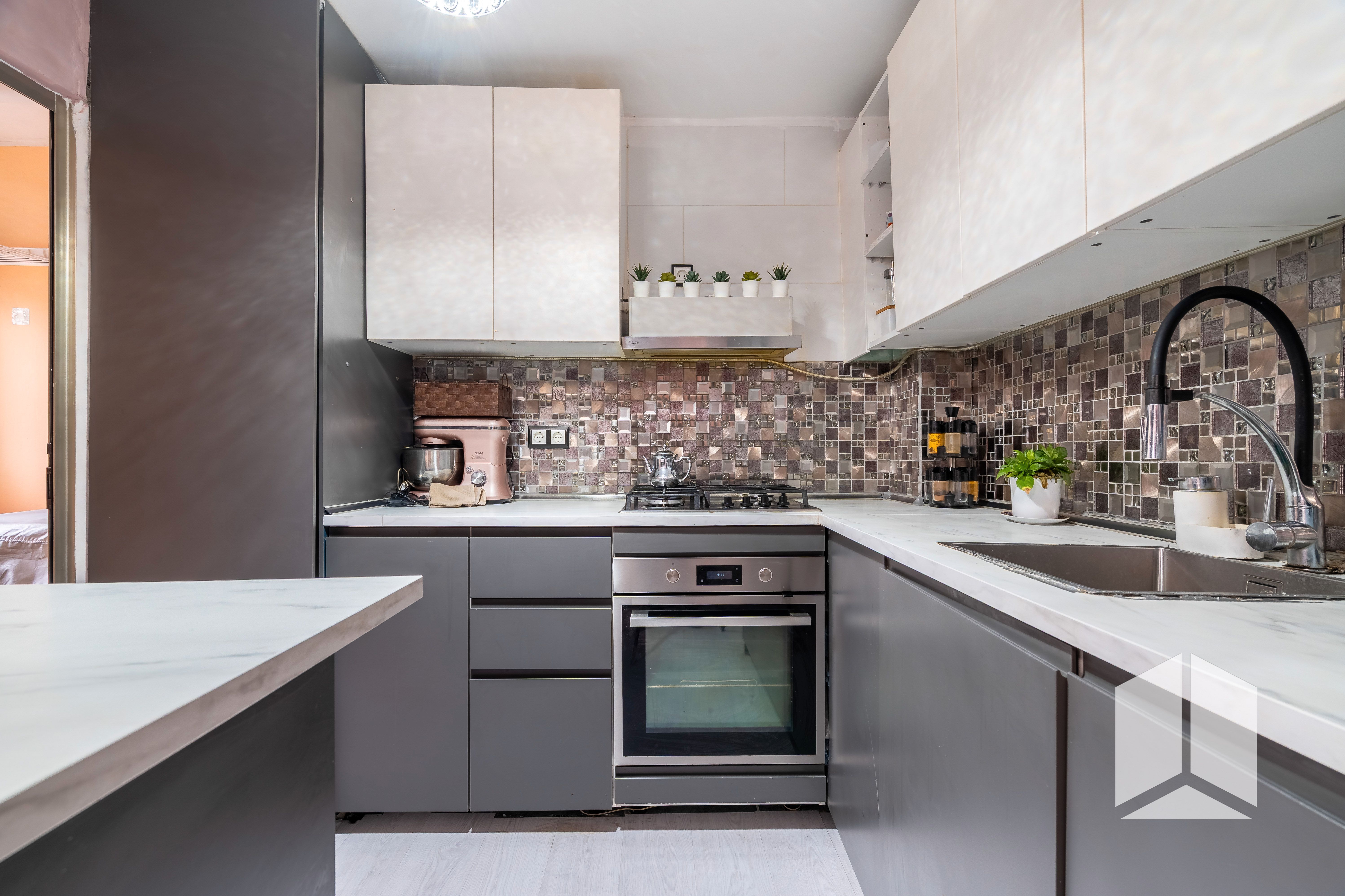 Kitchen of Flat for sale in  Barcelona Capital  with Heating