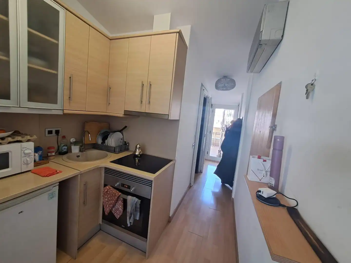 Cocina de Piso en venta en Mataró con Aire acondicionado, Parquet y Terraza
