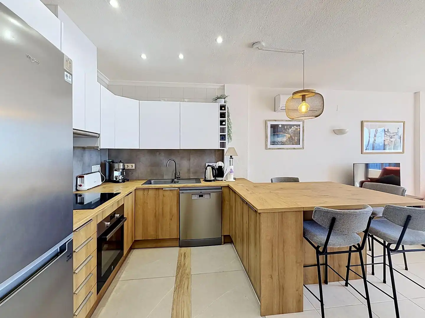 Cocina de Apartamento en venta en Benitachell / El Poble Nou de Benitatxell con Aire acondicionado, Calefacción y Terraza