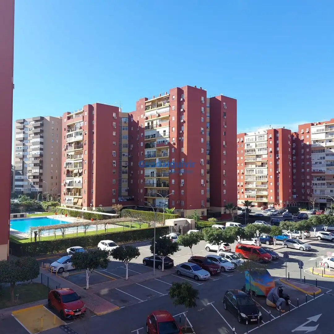 Exterior view of Flat for rent in Montequinto  with Air Conditioner, Private garden and Terrace