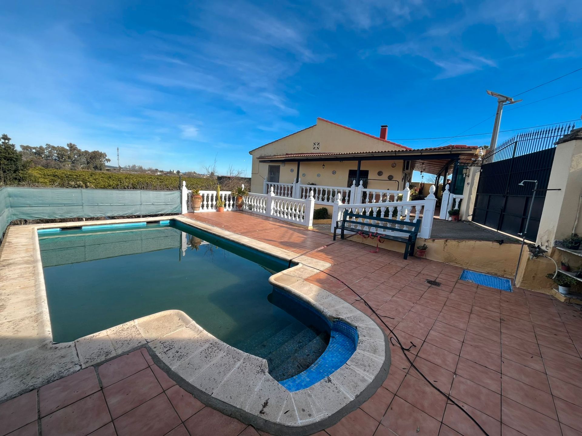 Piscina de Finca rústica en venda en Palma del Río amb Calefacció, Jardí privat i Terrassa