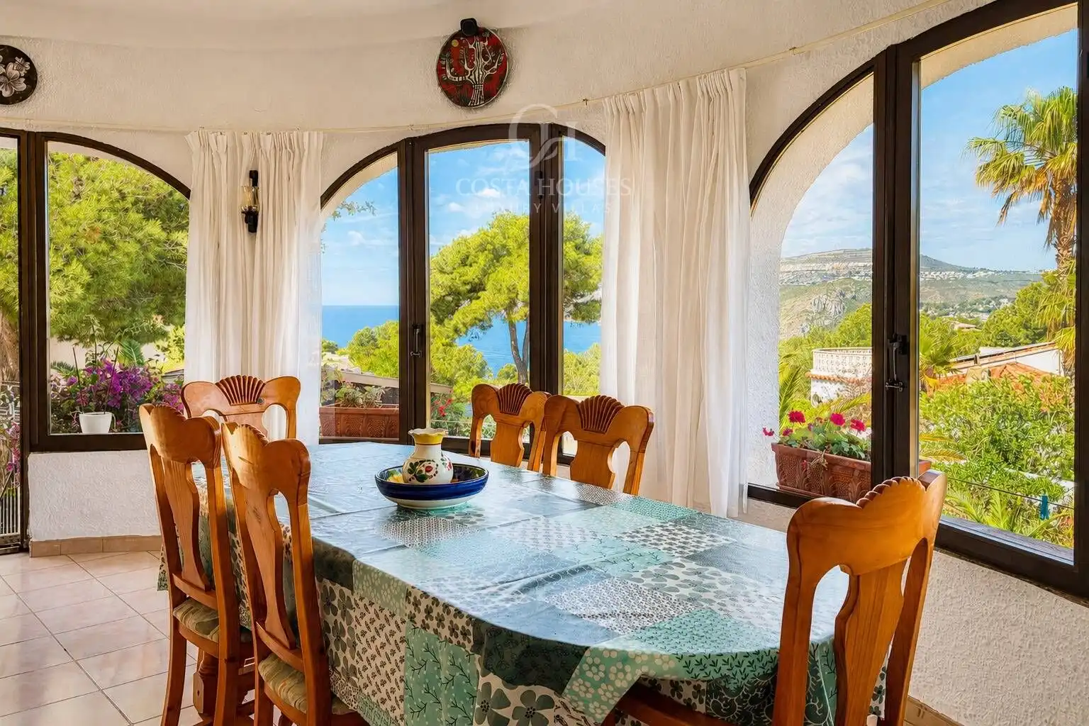 Menjador de Casa o xalet en venda en Jávea / Xàbia amb Aire condicionat, Calefacció i Jardí privat