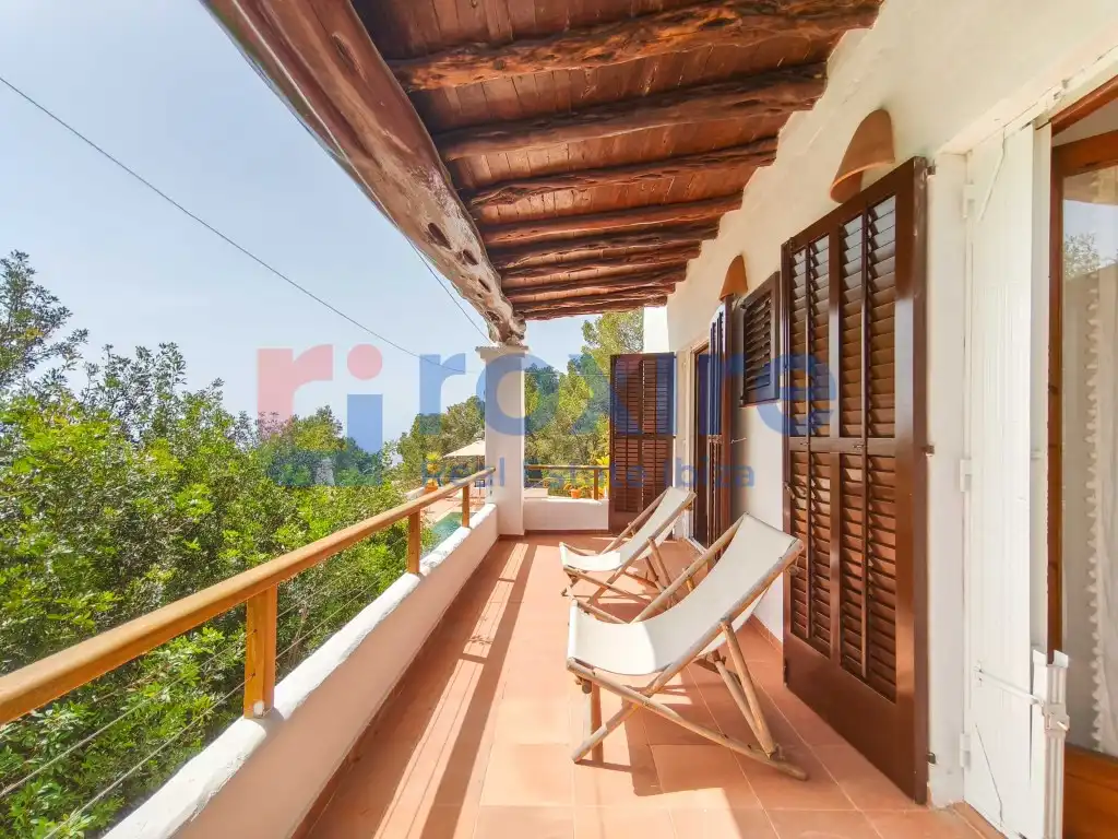Terrace of Houses for rent in Sant Josep de sa Talaia  with Air Conditioner, Private garden and Terrace