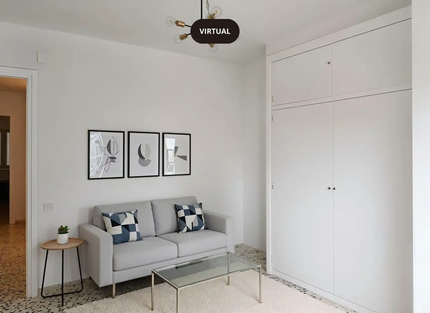 Wohnzimmer von Wohnung zum Verkauf in Tarragona mit Klimaanlage, Heizung und Terrasse