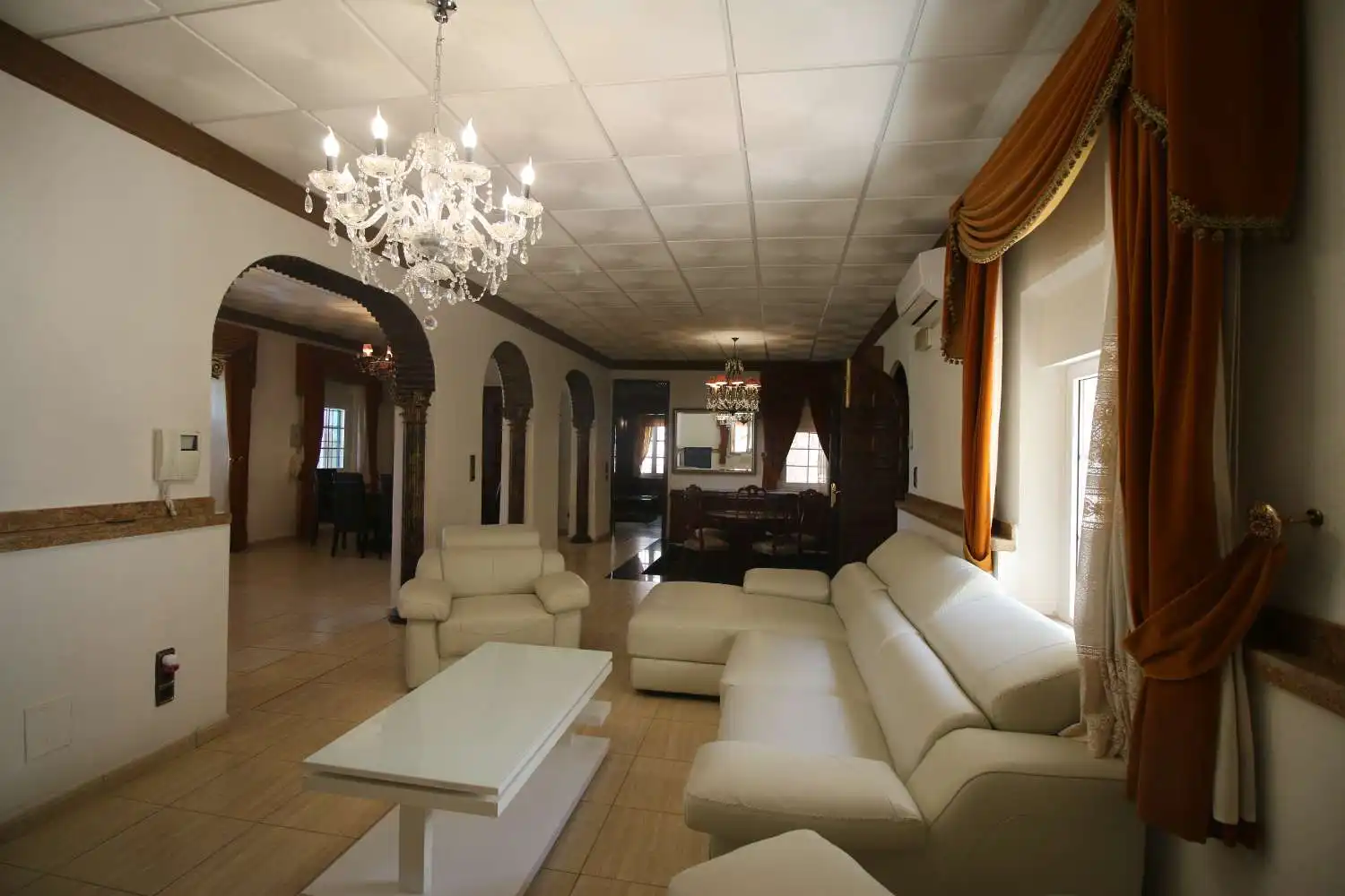 Sala de estar de Casa o chalet en venta en Cuevas del Almanzora con Aire acondicionado, Terraza y Piscina