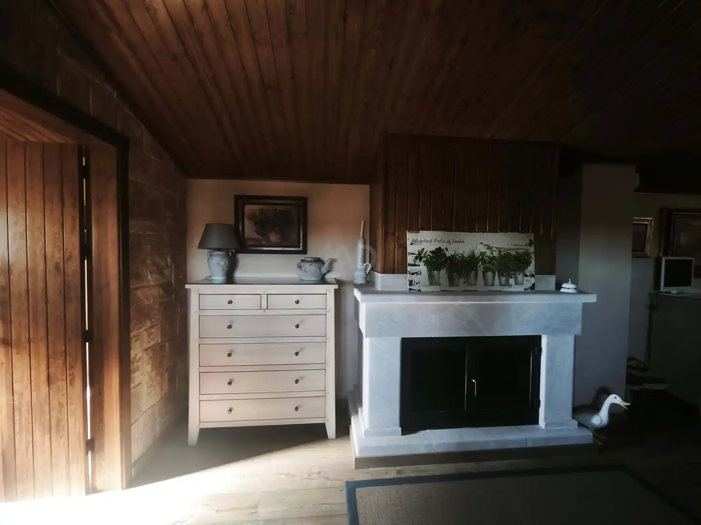 Sala de estar de Casa o chalet en venta en Vara de Rey con Calefacción, Terraza y Piscina