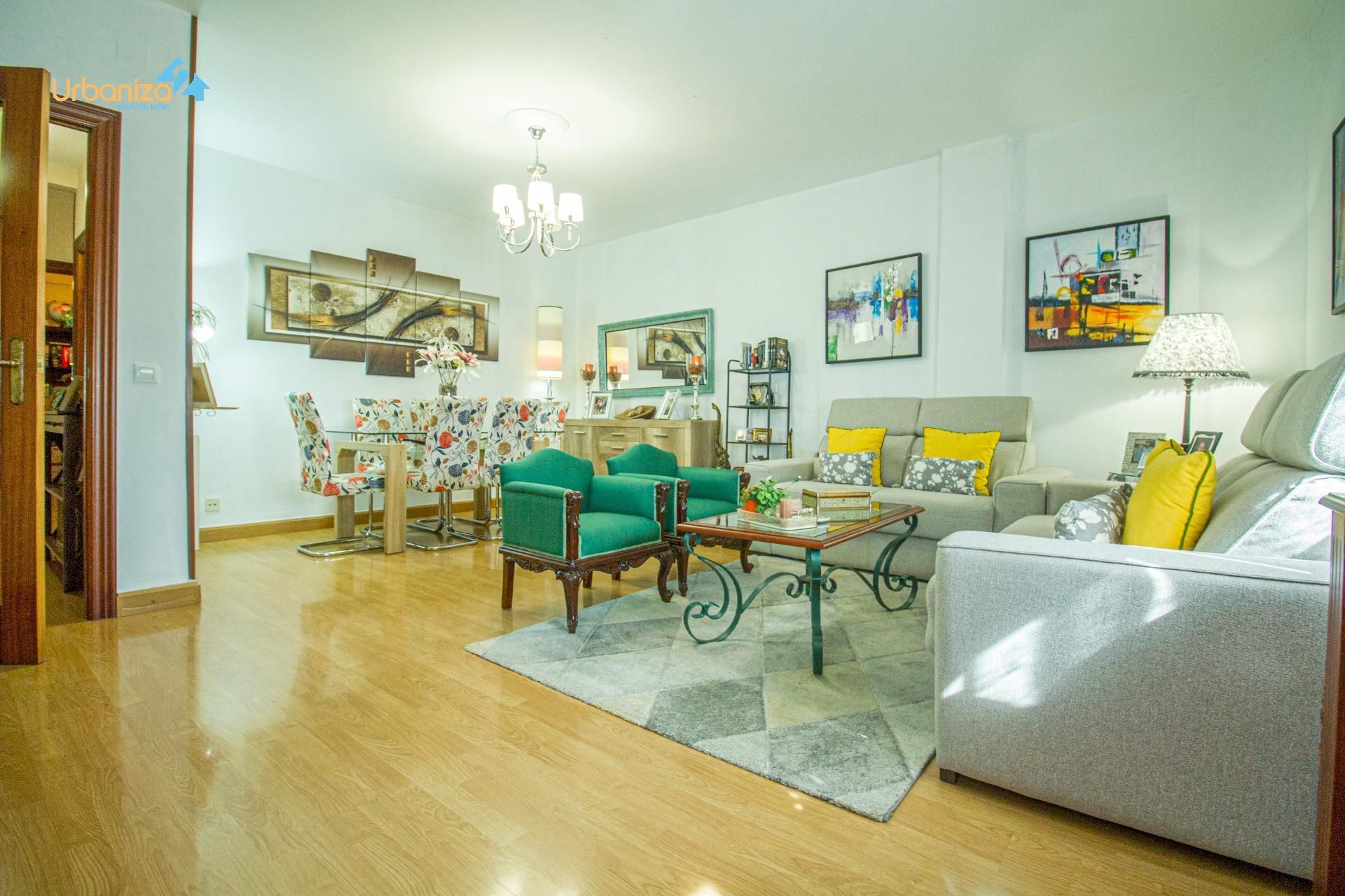 Sala de estar de Piso en venta en Badajoz Capital con Aire acondicionado, Calefacción y Terraza