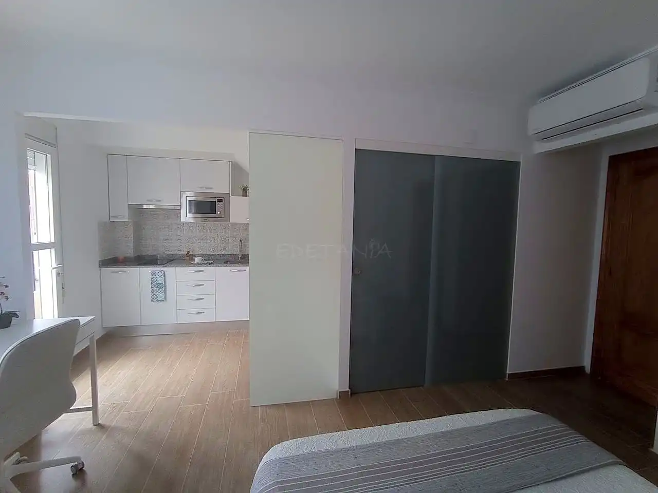 Küche von Wohnung zur Miete in Moncada mit Klimaanlage, Möbliert und Balkon