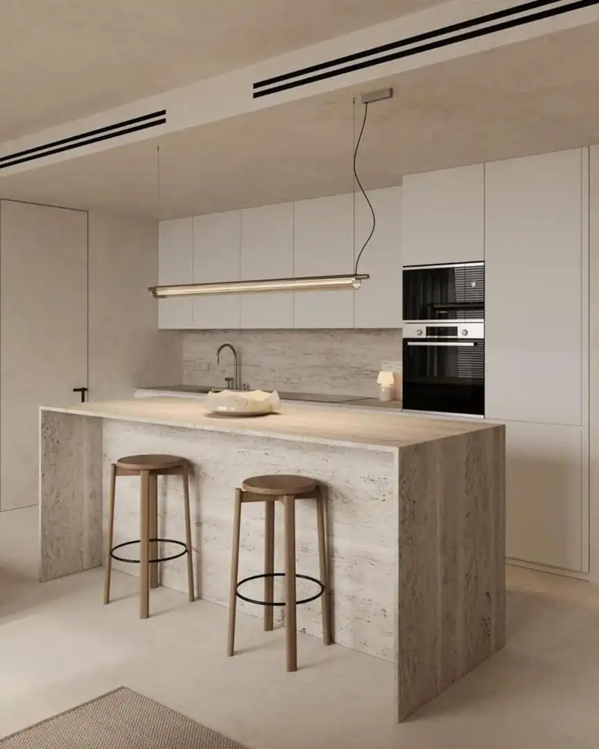 Cuina de Apartament de lloguer en Marbella amb Aire condicionat, Calefacció i Terrassa