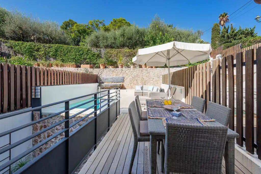 Terrassa de Casa adosada en venda en Pollença amb Aire condicionat, Jardí privat i Terrassa