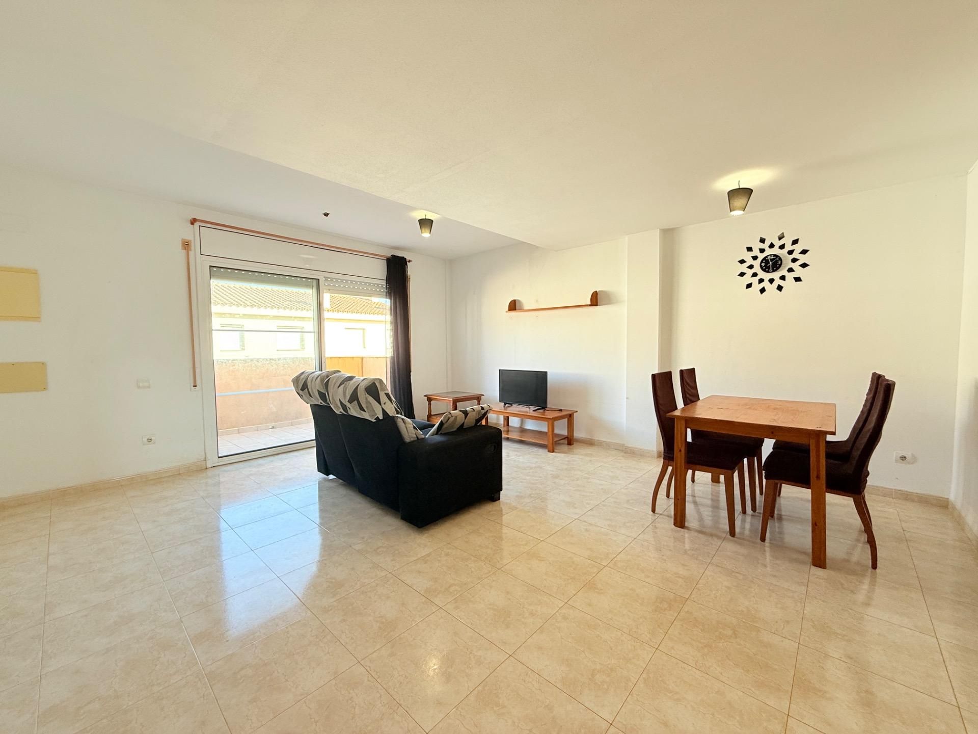 Living room of Flat for sale in Camarles  with Balcony