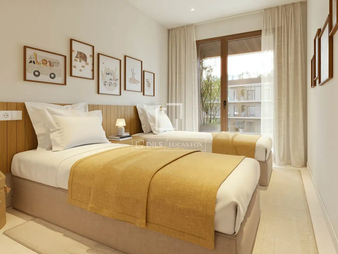 Bedroom of Flat for sale in Benicasim / Benicàssim  with Air Conditioner, Private garden and Terrace
