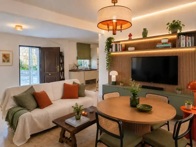 Sala de estar de Casa o chalet en venta en Valdemanco con Calefacción, Terraza y Piscina